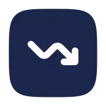 Graph Down SVG Icon